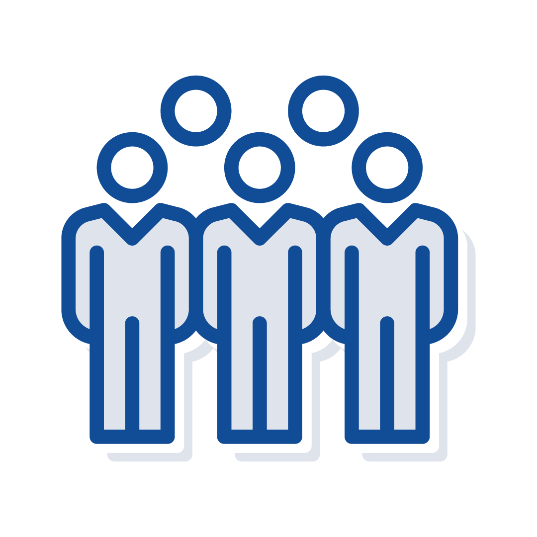 groupe de personnes, 3 devant, 2 derrière