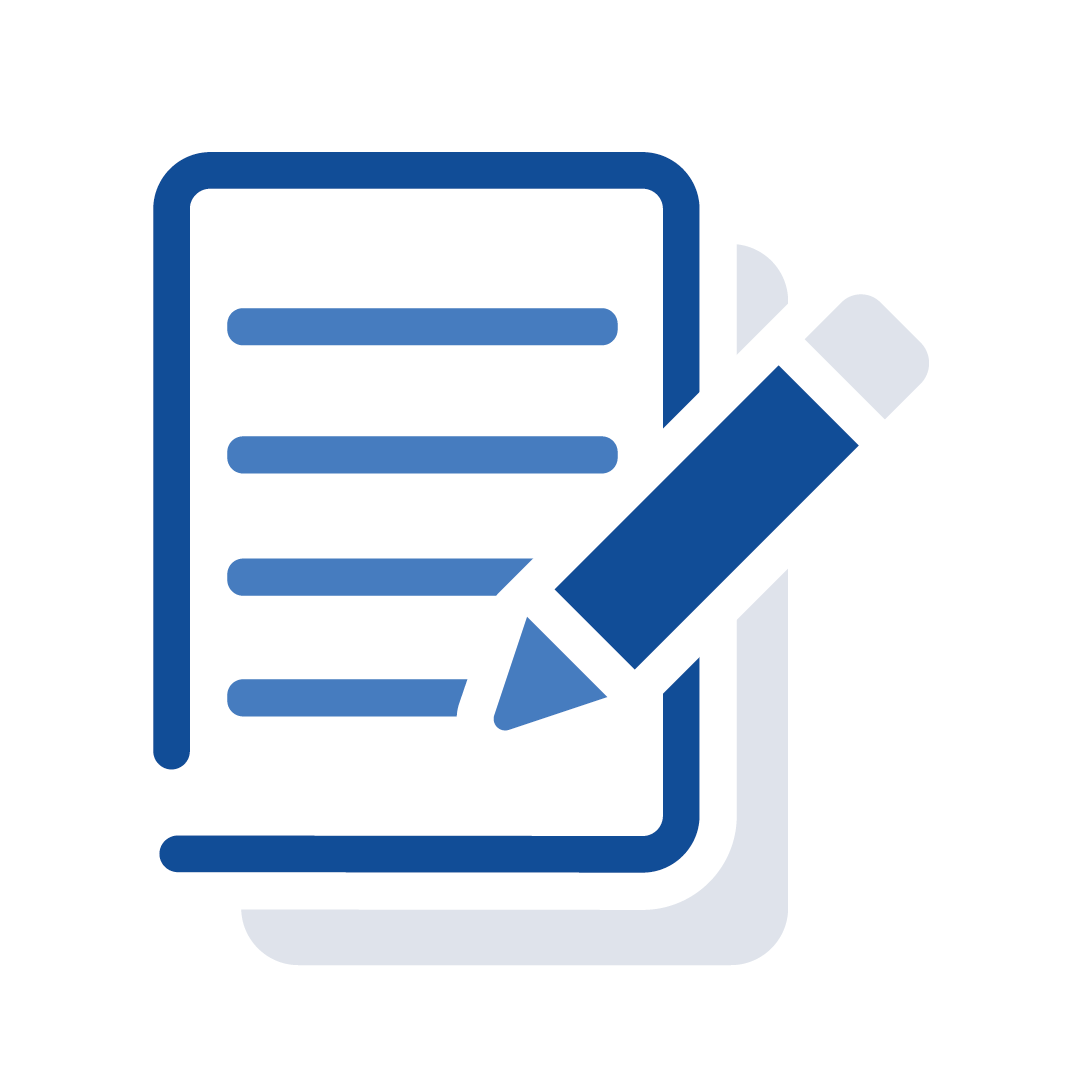 icône de signature de contrat