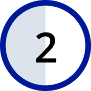 cercle avec le numéro 2