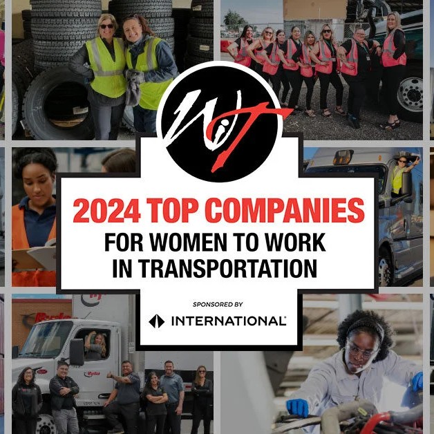 women in trucking association logo