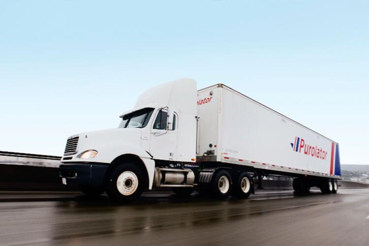 Purolator Truck