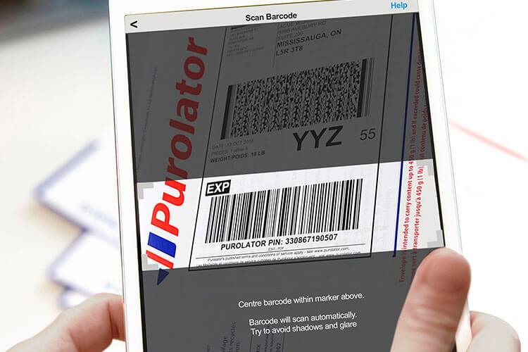Scanning a barcode with a mobile device