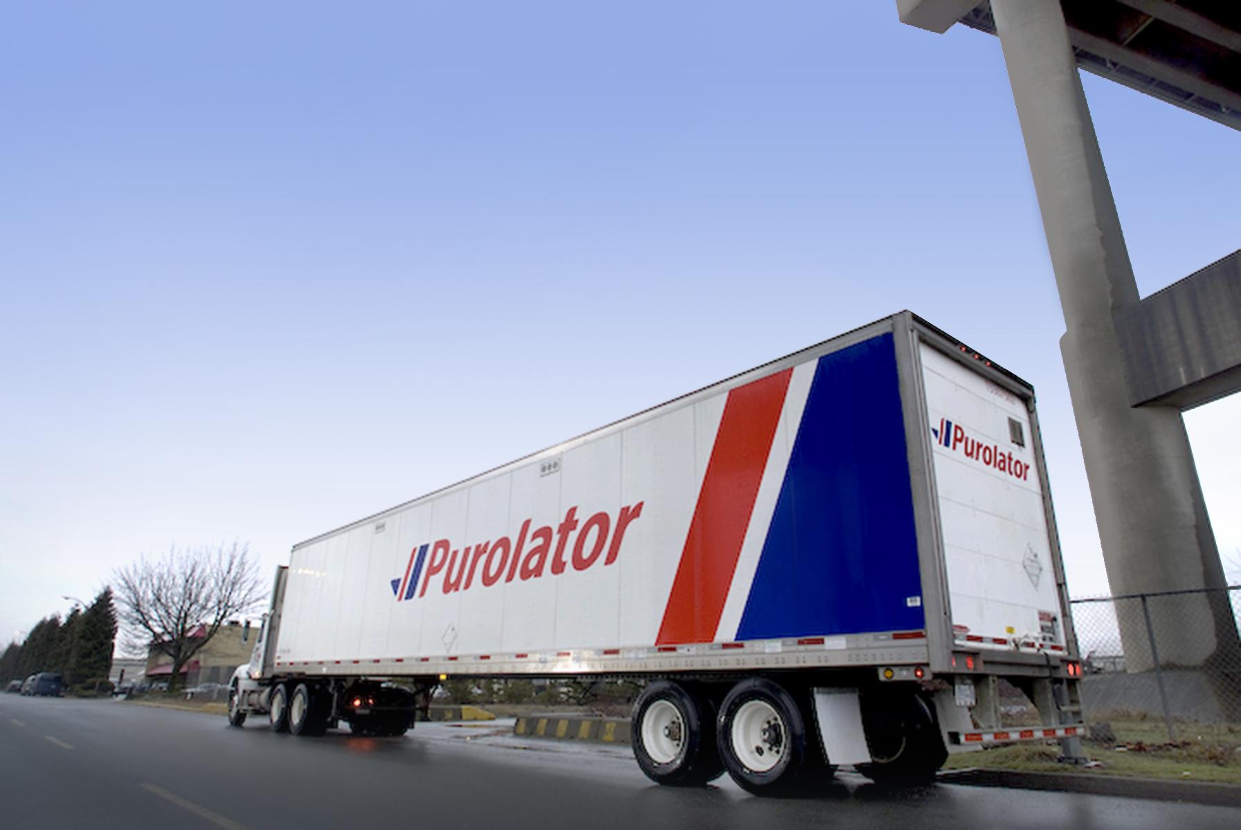 Purolator Truck