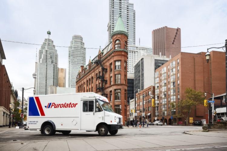 Purolator Truck - buildings