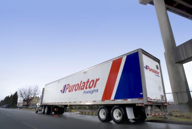 Purolator Truck