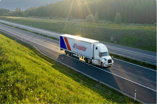 Purolator LTL Truck