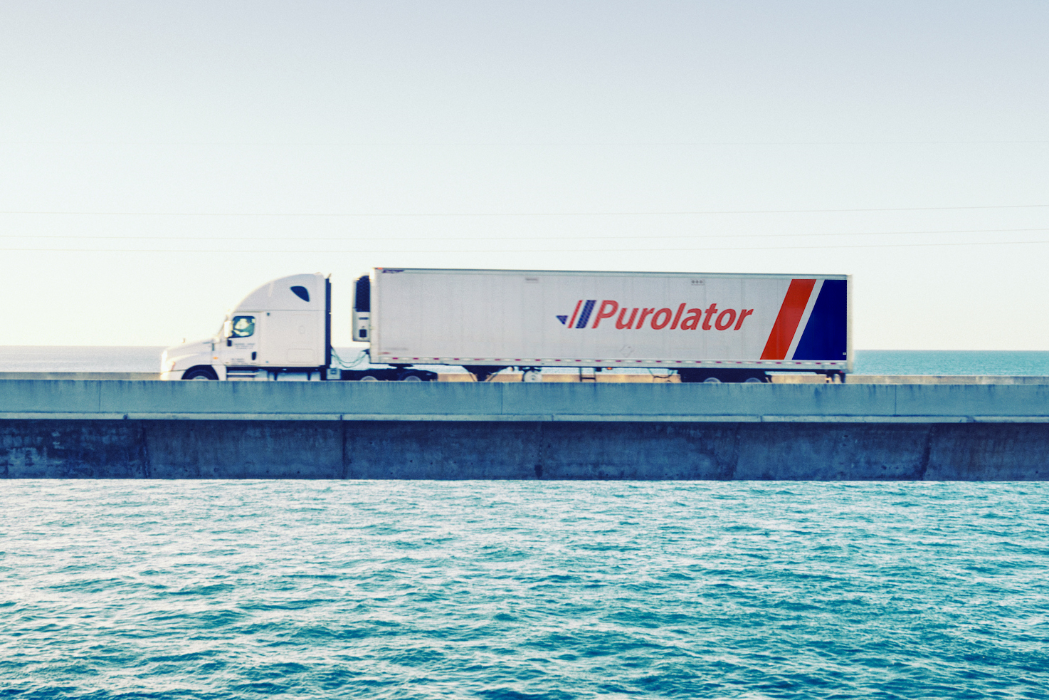 Purolator truck