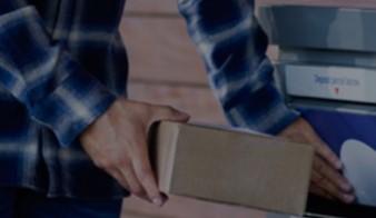 holding-box Man holding a box