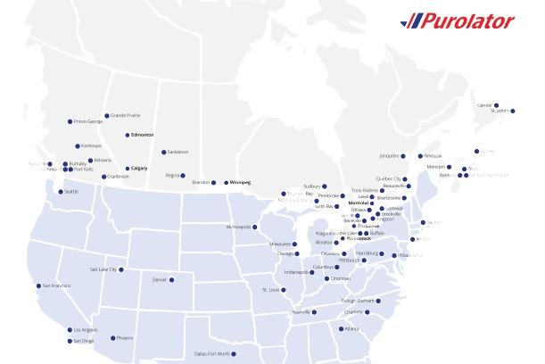 Purolator freight services