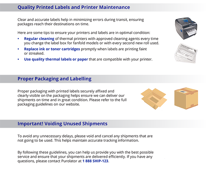 Labels and Printers