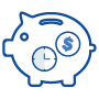 Piggy bank icon