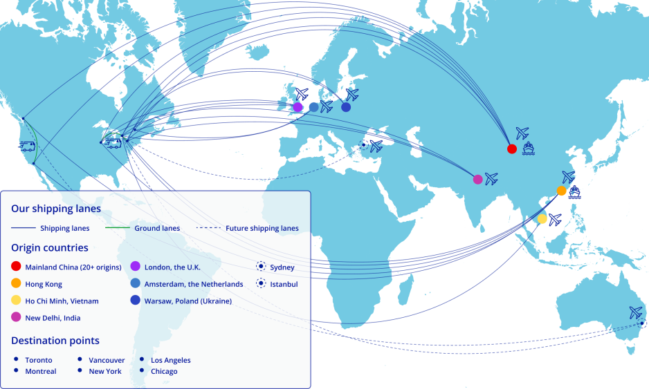 global network map 