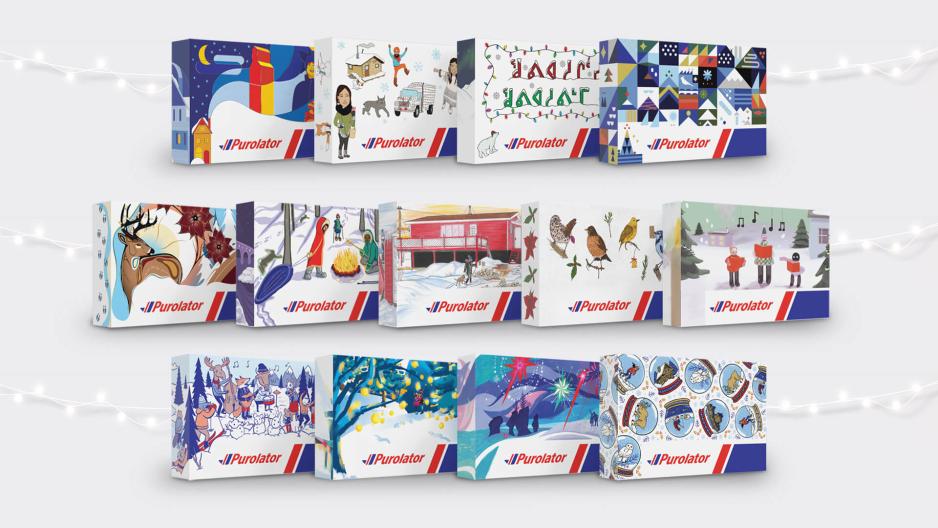 Purolator unveils limitededition holiday box designs celebrating