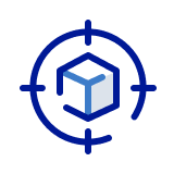 Box surrounded by target