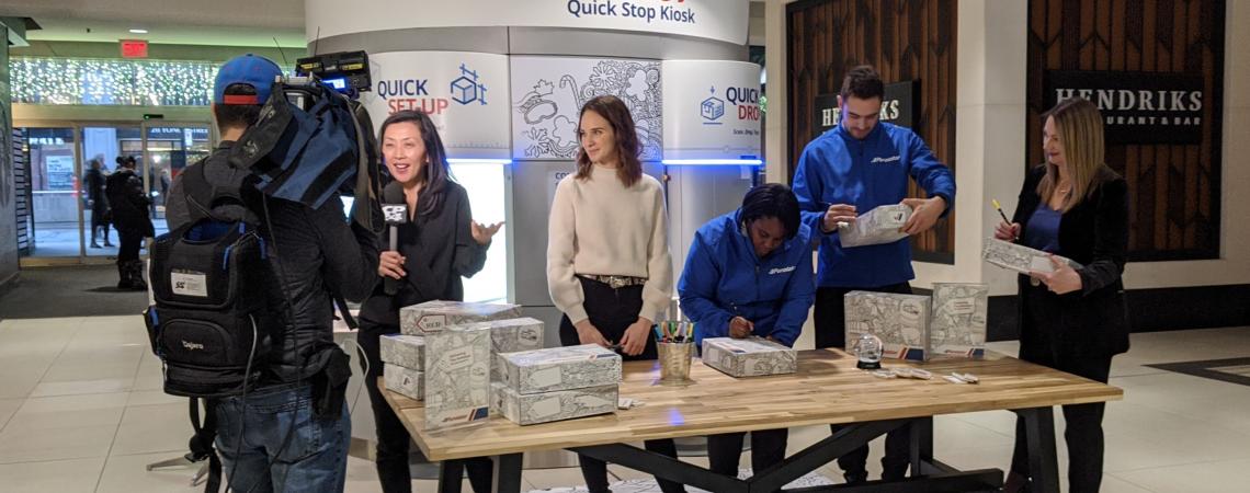 Canada S First One Stop Shop And Ship Kiosk Introduced At Cf