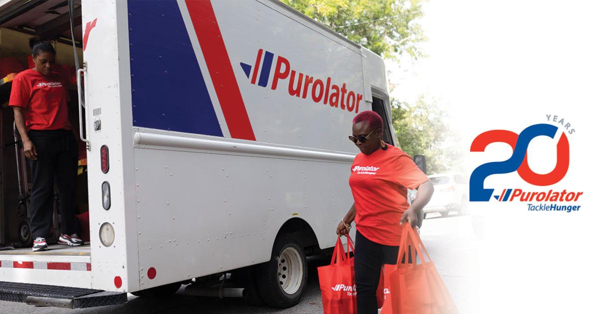 Purolator Tackle Hunger celebrates 20 years of making a difference in